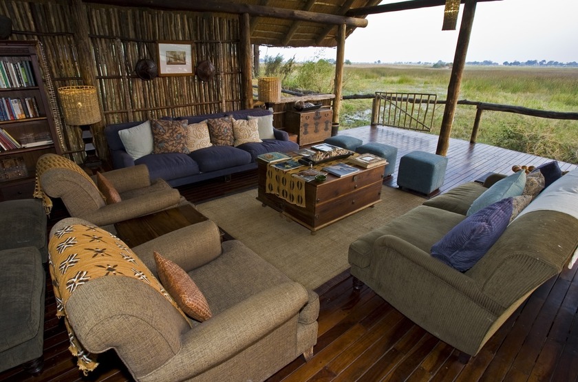 Duba Plains, réserve de la Moremi, Botswana, salon