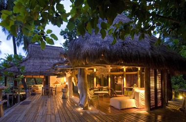 Seychelles north island villa sunset listing