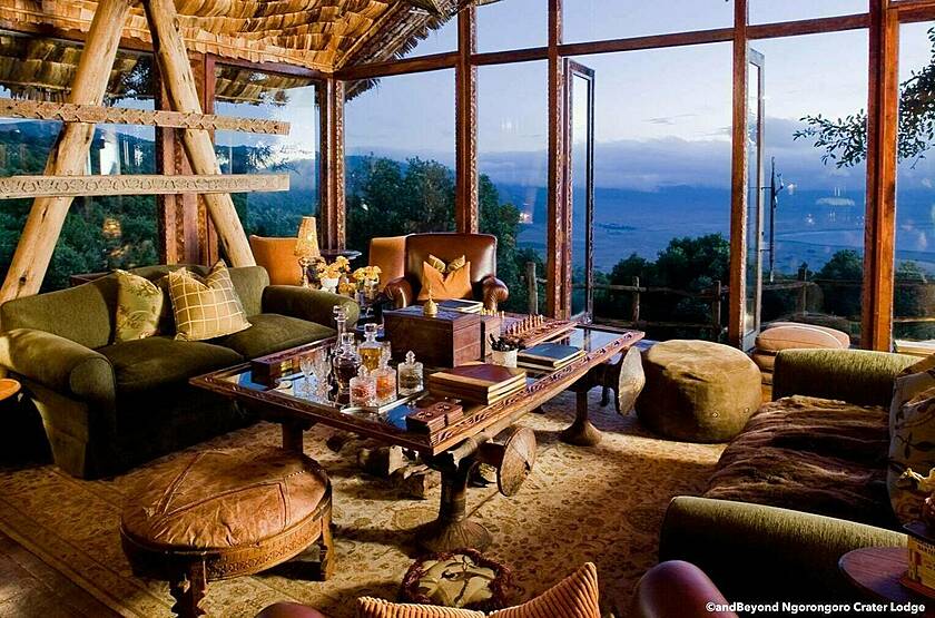 andBeyond Ngorongoro Crater Lodge | Voyage sur mesure Tanzanie