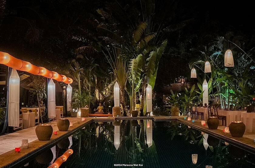 Maisons Wat Kor - Battambang | Voyage luxe sur mesure Cambodge