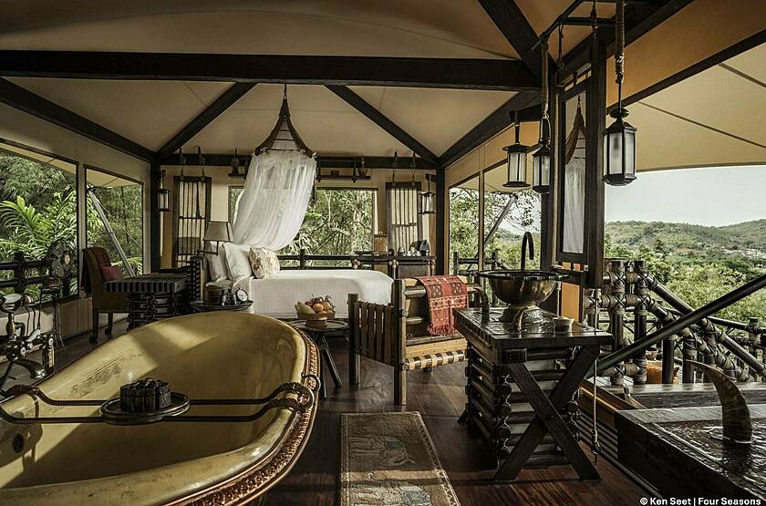 Four Seasons Tented Camp Golden Triangle | Voyage sur mesure luxe Thaïlande