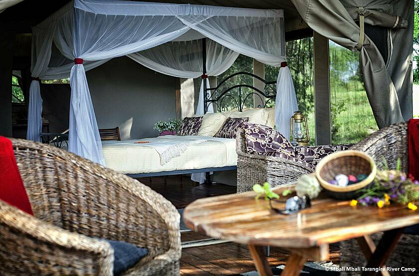Mbali Mbali Tarangire River Camp | Voyage sur mesure luxe Tanzanie
