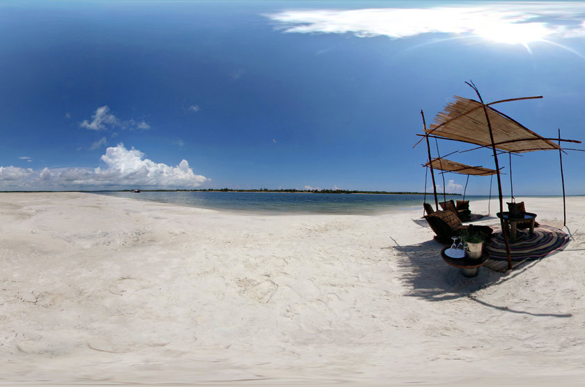 Kenya, plage du Funzi Keys