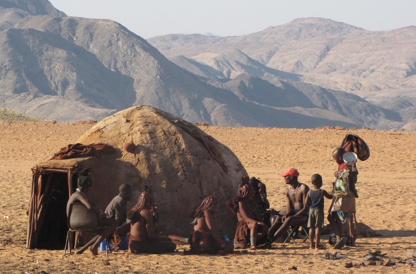 Hutte Himba, Namibie