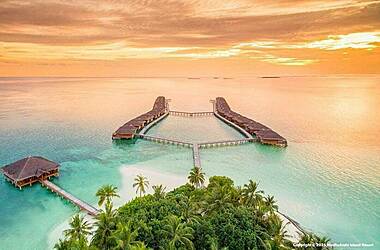 Farniente et plongée à l'hôtel Medhufushi Island Resort, voyage Océan indien